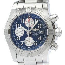 Polished BREITLING Avenger ll Chronograph Steel Automatic Watch A13381