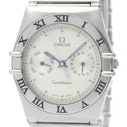 Polished OMEGA Constellation Day Date Steel Quartz Mens Watch 1520.30 BF557961