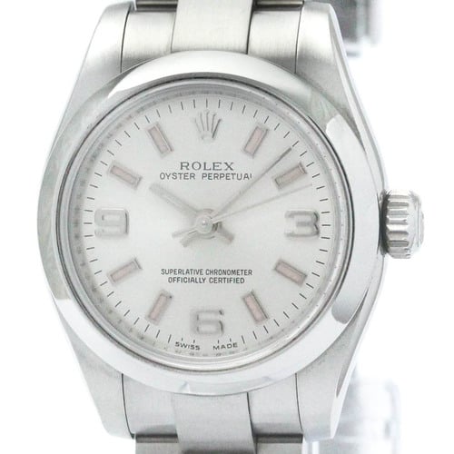 ROLEX Oyster Perpetual Z Serial Automatic Steel Ladies Watch 176200 BF569949