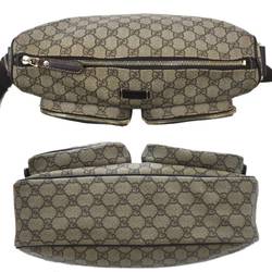 GUCCI Gucci Shoulder Bag GG Supreme Gray