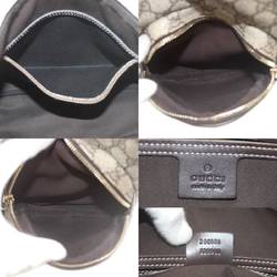 GUCCI Gucci Shoulder Bag GG Supreme Gray