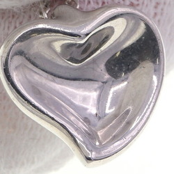 Tiffany Necklace Elsa Peretti Full Heart SV Sterling Silver 925 Pendant Choker Women's TIFFANY&CO