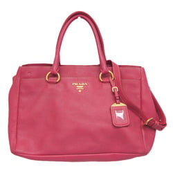 Prada Women's Leather Handbag,Shoulder Bag Pink