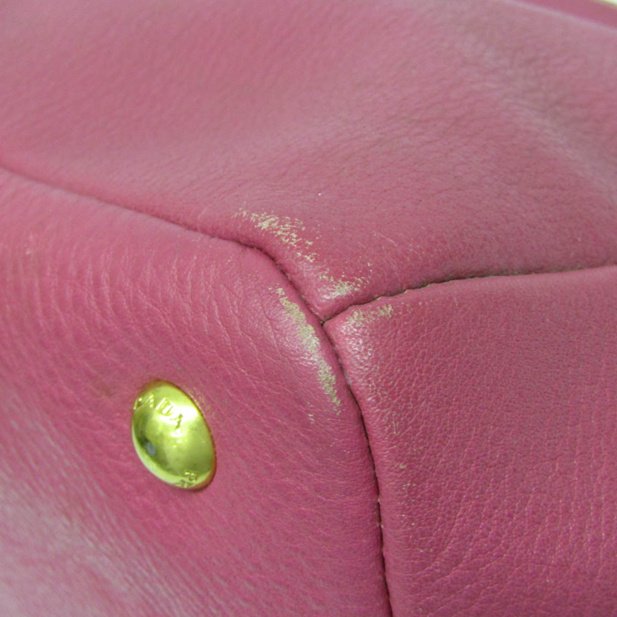 Prada Women's Leather Handbag,Shoulder Bag Pink