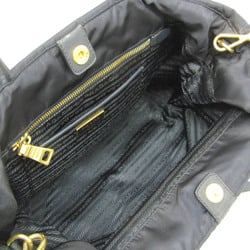 Prada Women's Leather,Nylon Handbag,Shoulder Bag Navy