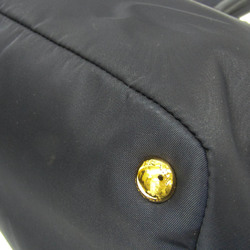 Prada Women's Leather,Nylon Handbag,Shoulder Bag Navy