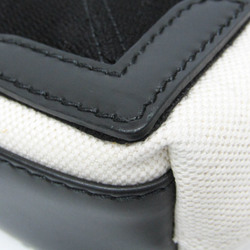 Balenciaga Navy Cabas XS 390346 Women's Canvas,Leather Handbag,Shoulder Bag Black,Off-white