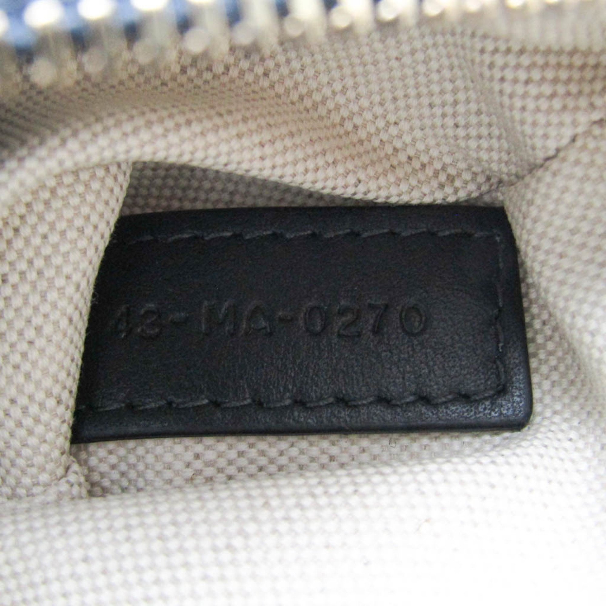 Christian Dior Trotter Oblique Unisex Jacquard Coin Purse/coin Case Cream,Navy