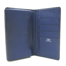 Hermes Epsom Leather Phone Flip Case Blue Nuit Etui Smart Classic