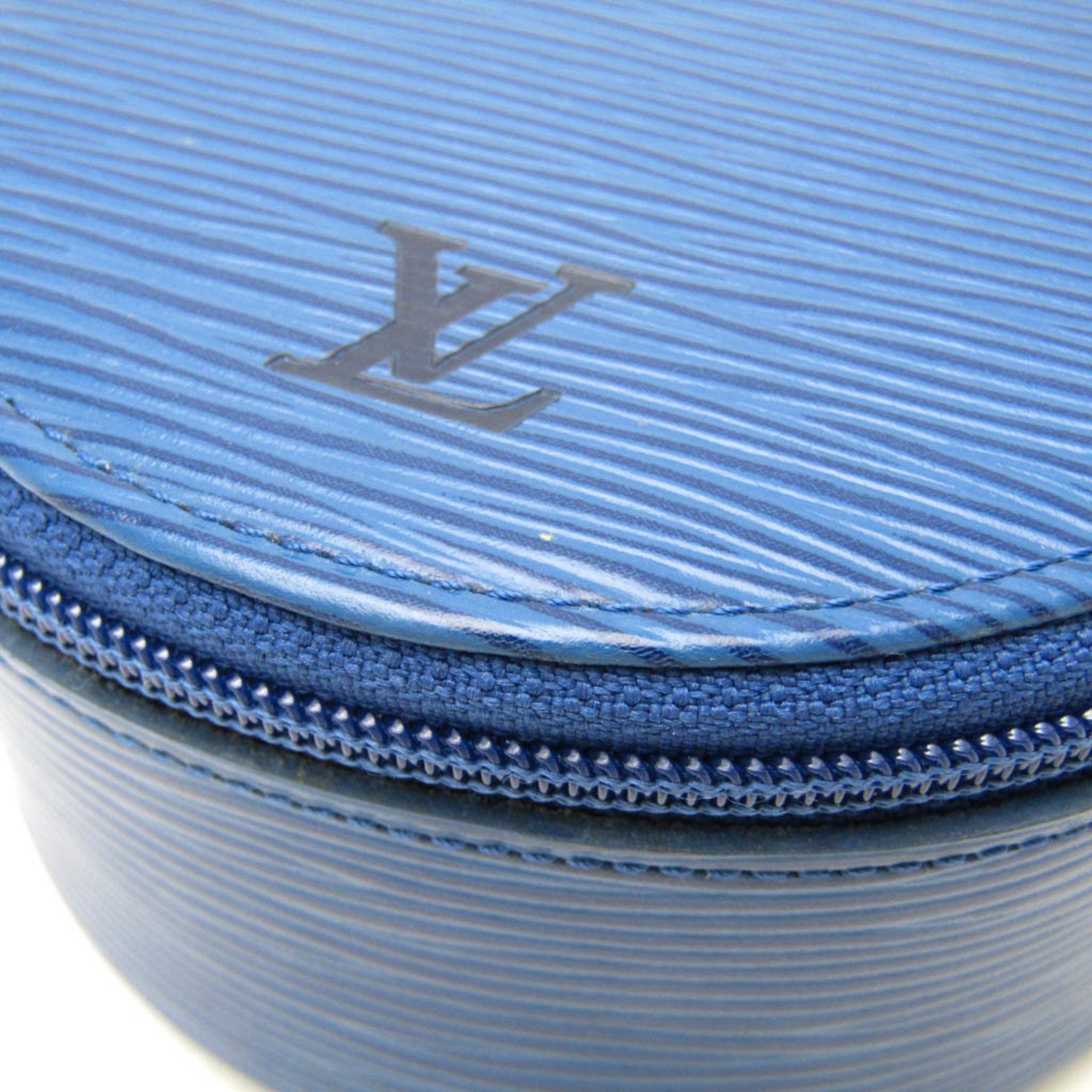 Louis Vuitton Epi Ecrin Bijoux 10 M48215 Jewelry Case Toledo Blue Epi Leather