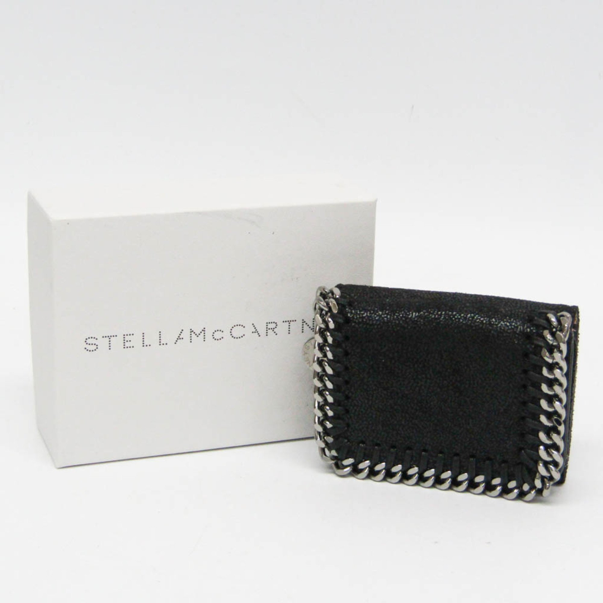 Stella McCartney FALABELLA 521371W9132 Women's Polyester Wallet (tri-fold) Black