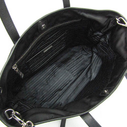 Prada B4001T Women,Men Leather,Nylon Shoulder Bag,Tote Bag Black