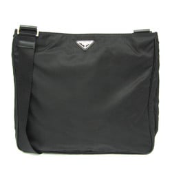 Prada Women,Men Leather,Nylon Shoulder Bag Black