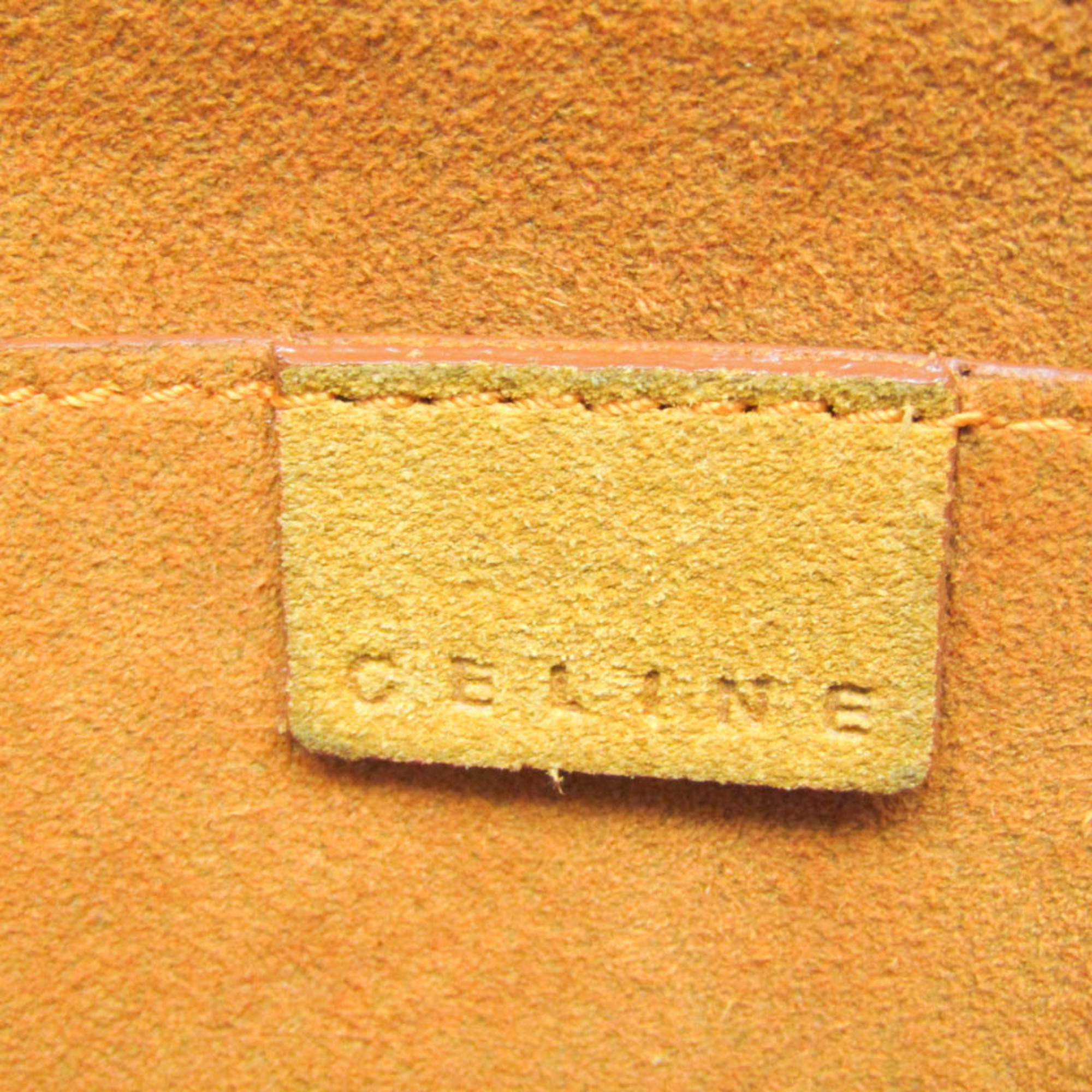 Celine Boogie Women's Suede Handbag Orange