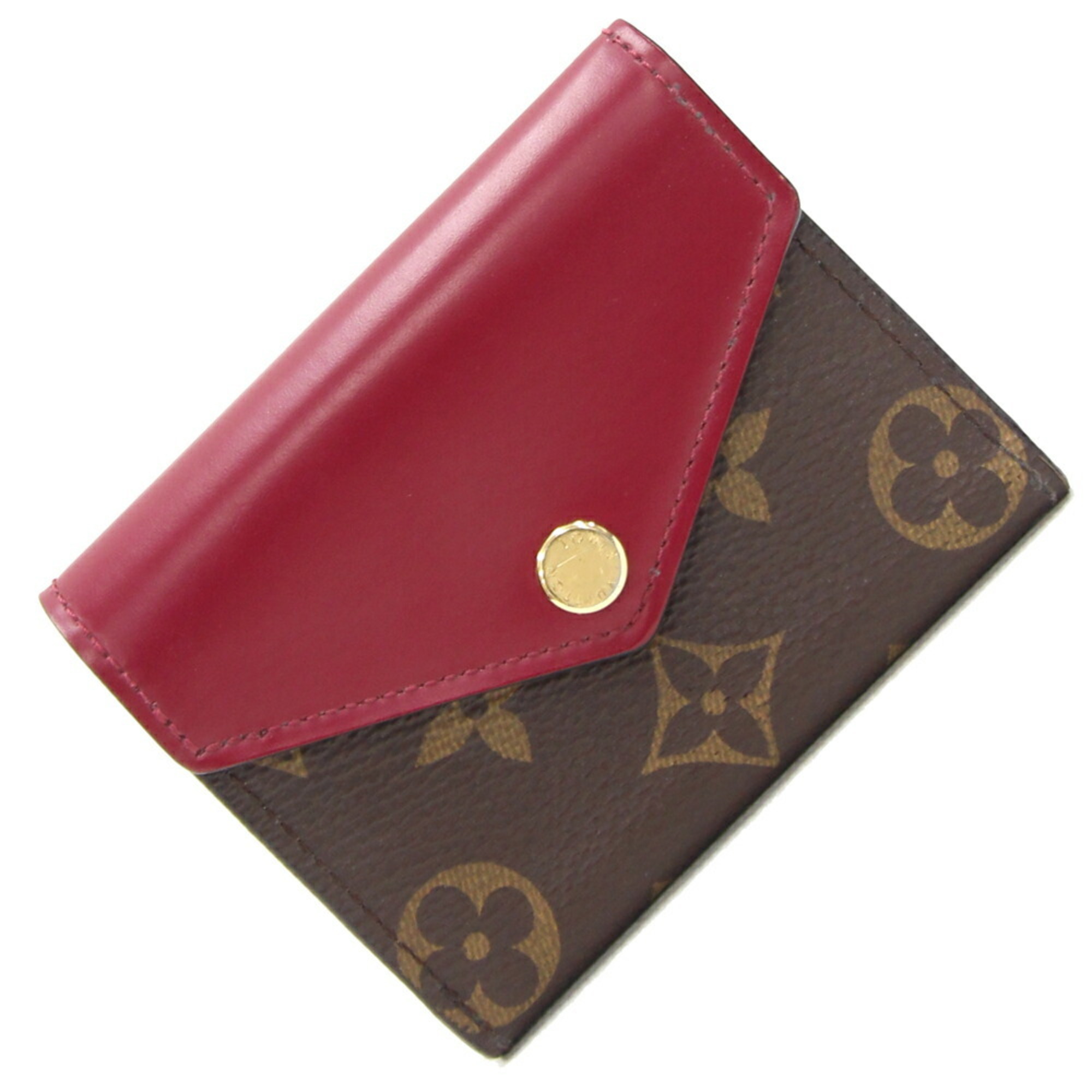 Louis Vuitton Trifold Wallet Monogram Portefeuille Zoe M62932 Fuchsia Small Ladies Bicolor LOUIS VUITTON