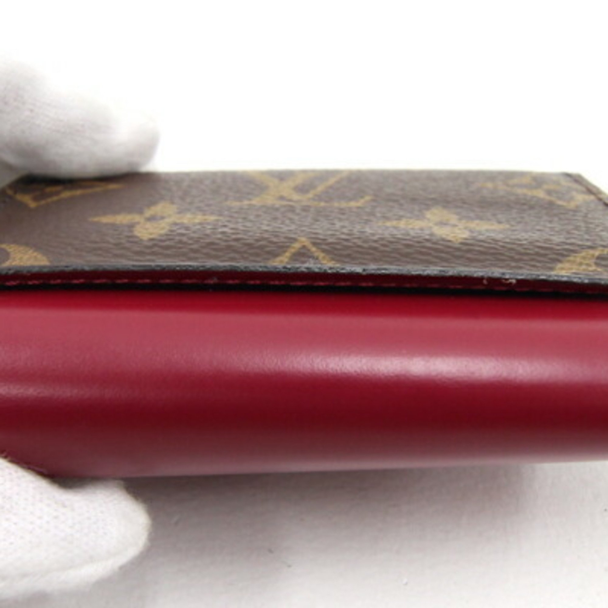 Louis Vuitton Trifold Wallet Monogram Portefeuille Zoe M62932 Fuchsia Small Ladies Bicolor LOUIS VUITTON