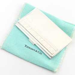 Tiffany Card Case Atlas Silver SV Sterling 925 Business Holder Men's Women's TIFFANY&Co.