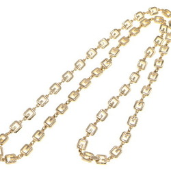 Givenchy Necklace Gold Metal Long Pendant GIVENCHY