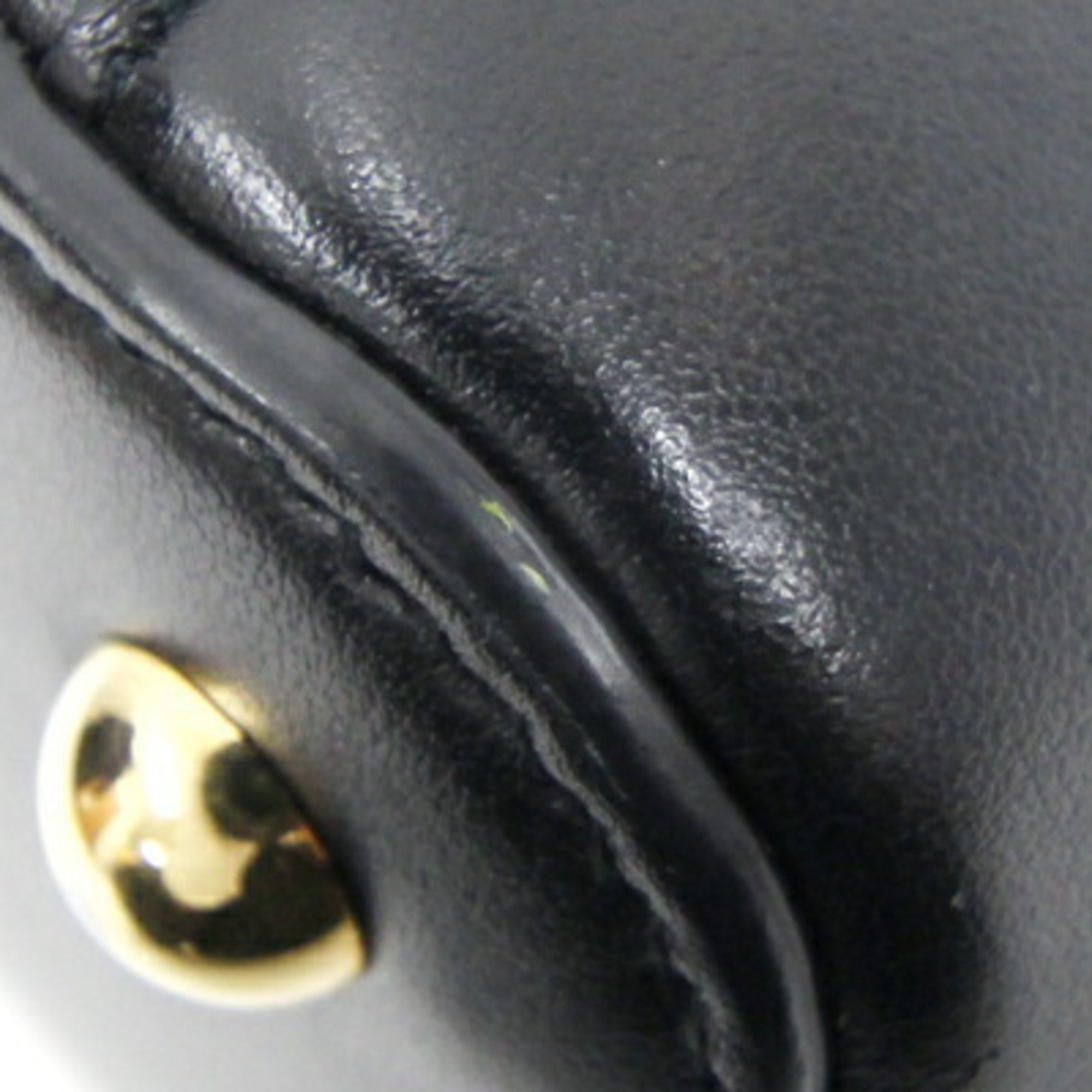 Gucci Handbag GG Matelasse Leather Black Shoulder Bag Ladies GUCCI