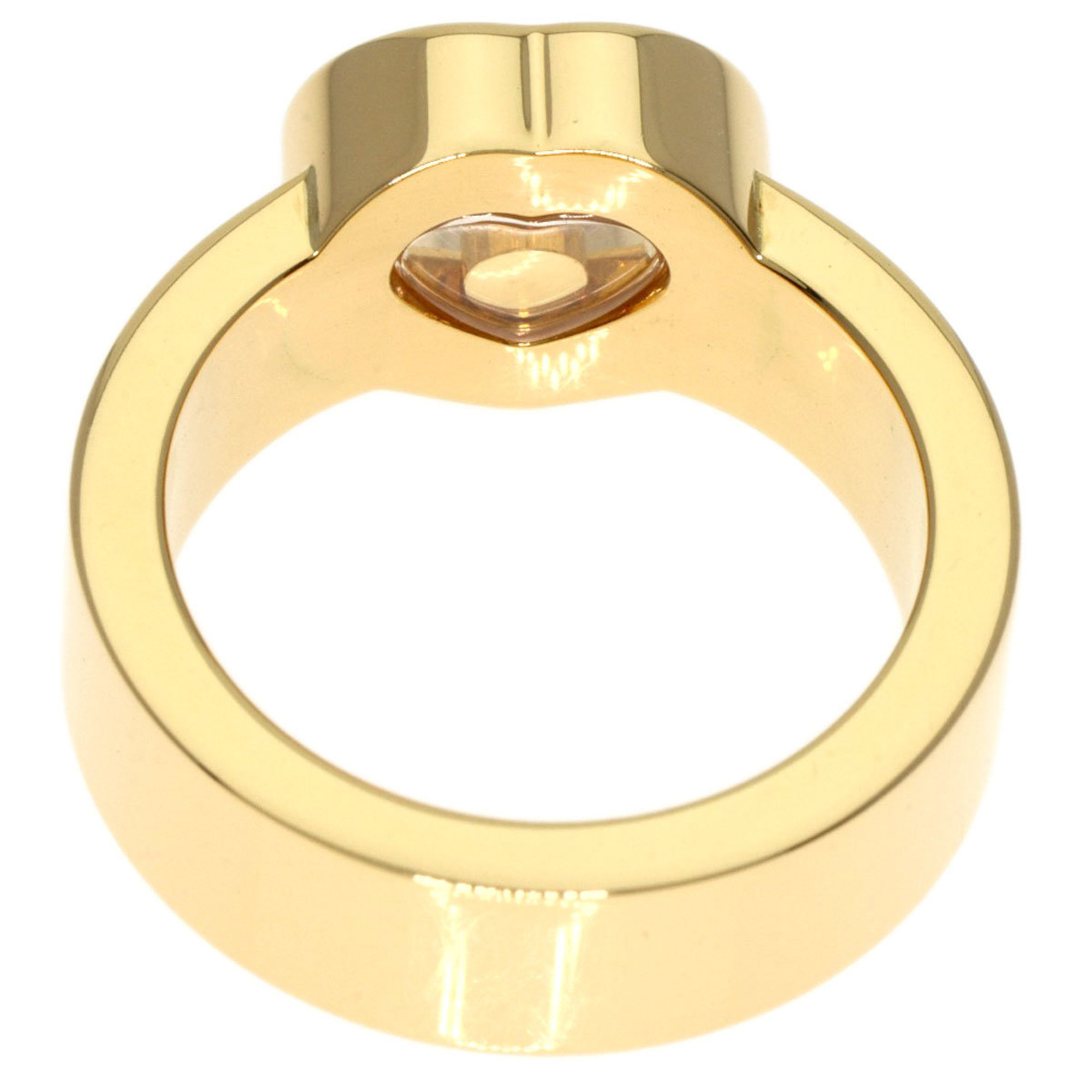 Chopard Happy Diamond Ring K18 Yellow Gold Women's