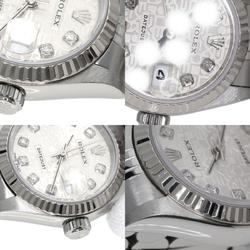 Rolex 79174G Datejust 10P Diamond Watch Stainless Steel SS K18WG Ladies ROLEX