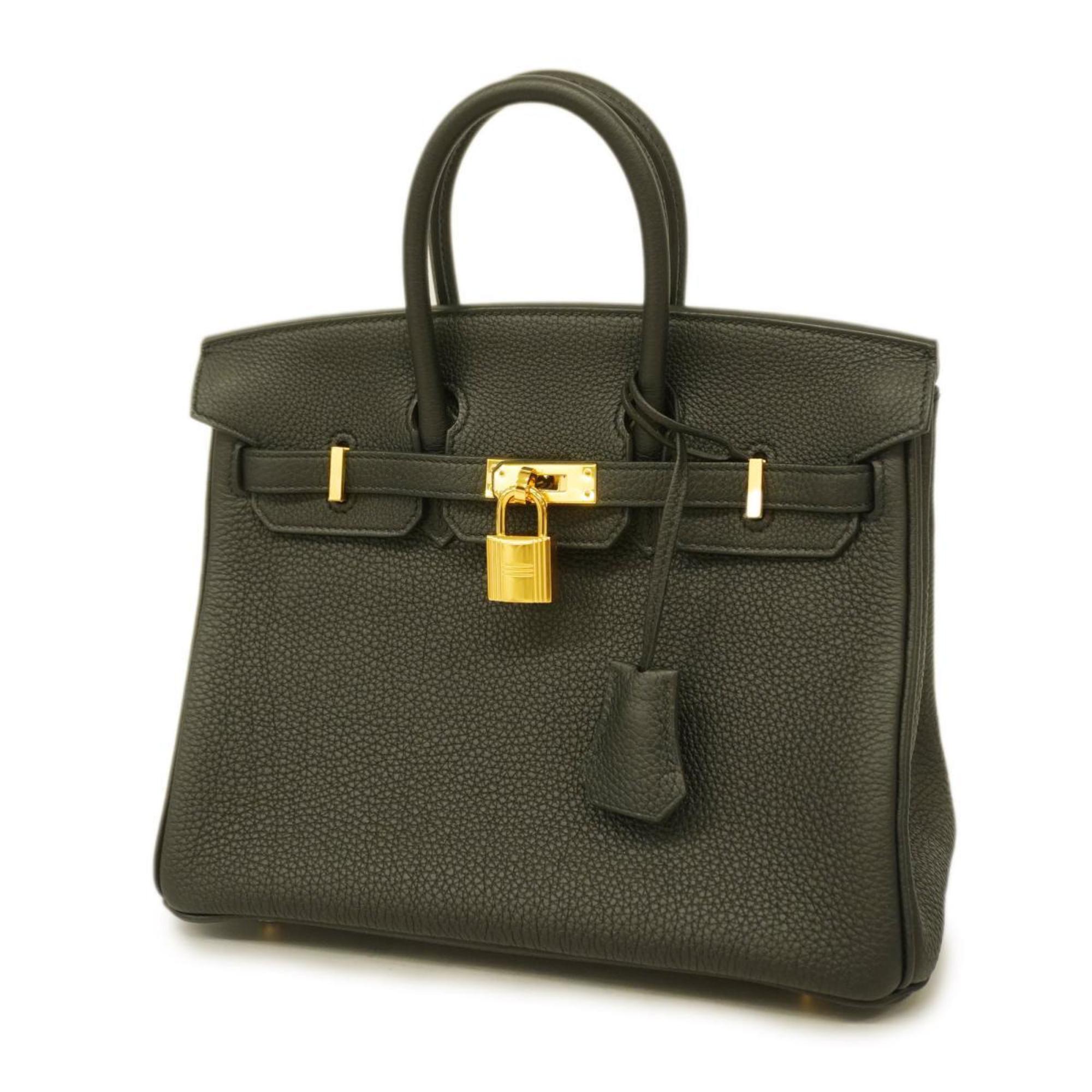 Hermes handbag Birkin 25 B stamp Togo black ladies