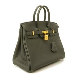 Hermes handbag Birkin 25 B stamp Togo black ladies