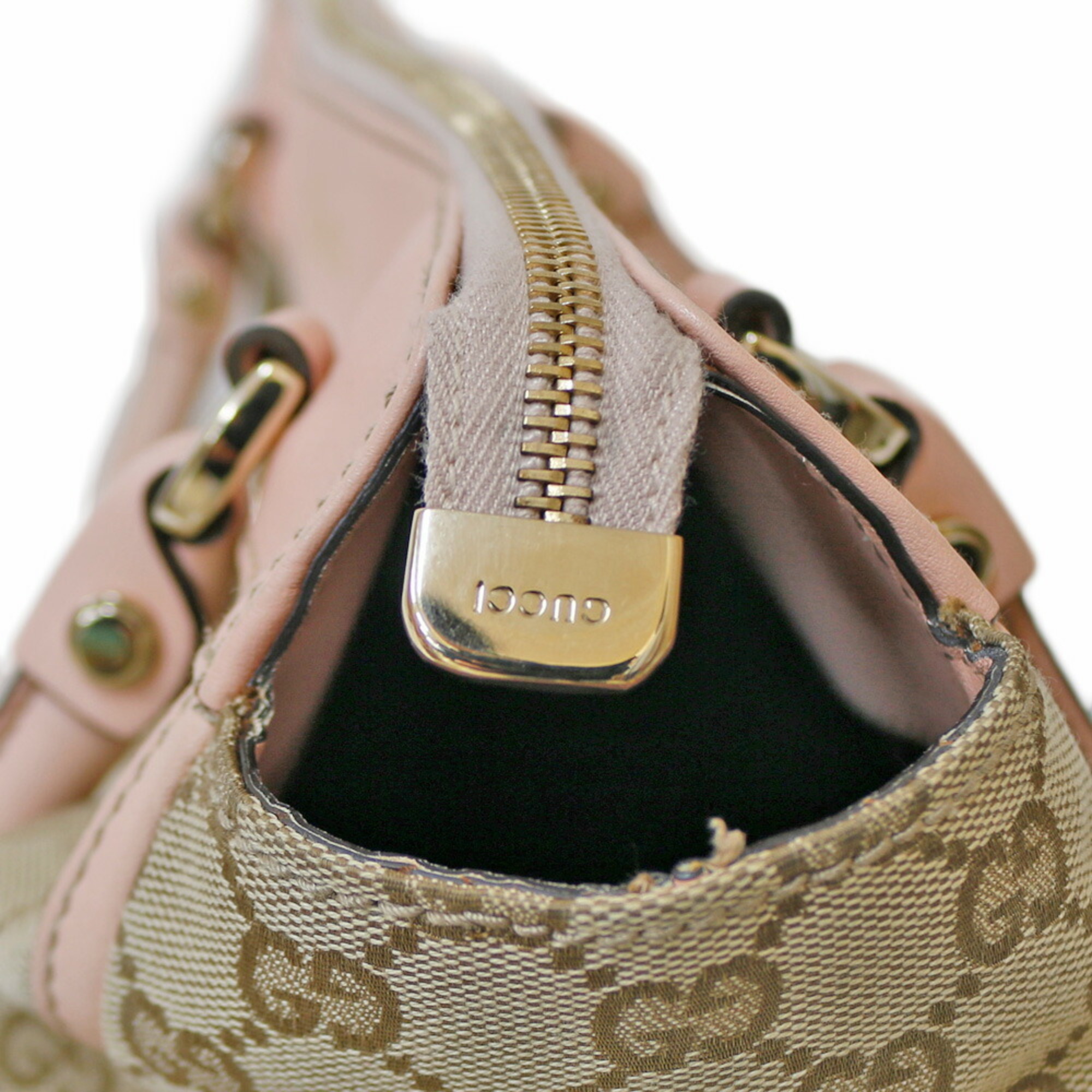 Gucci GG Shoulder Bag Canvas Beige Women's GUCCI BRB01000000000152