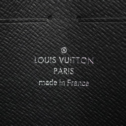 LOUIS VUITTON Pochette Voyage Taiga Second Bag M30675 Leather Ardoise Dark Gray Clutch