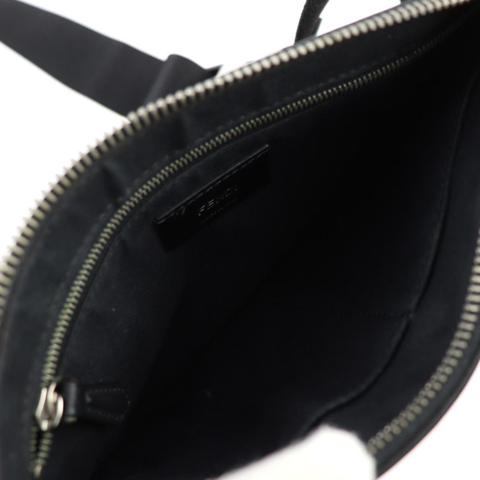 FENDI Crossbody Bag Shoulder 7V37 Calf Leather MAYA NERO Brown FF