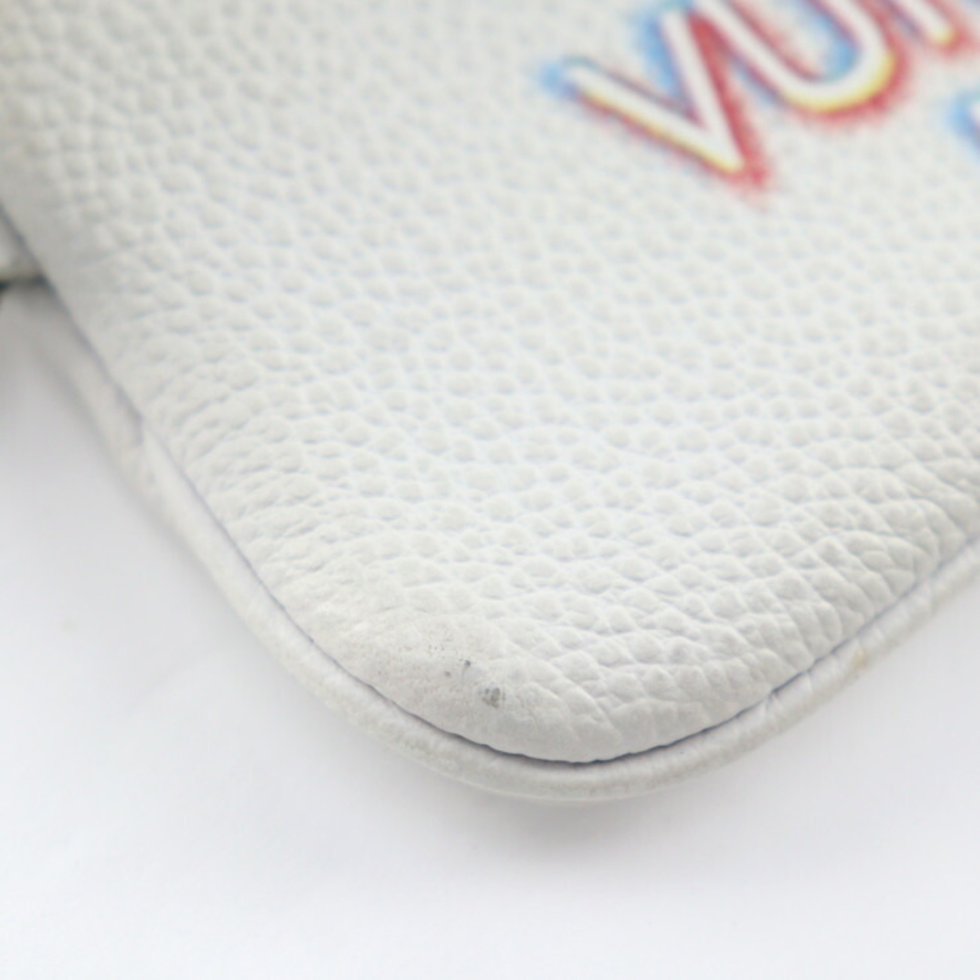 LOUIS VUITTON Trio Damier Giant Spray Shoulder Bag M20665 Leather Blonde White Multicolor Vuitton