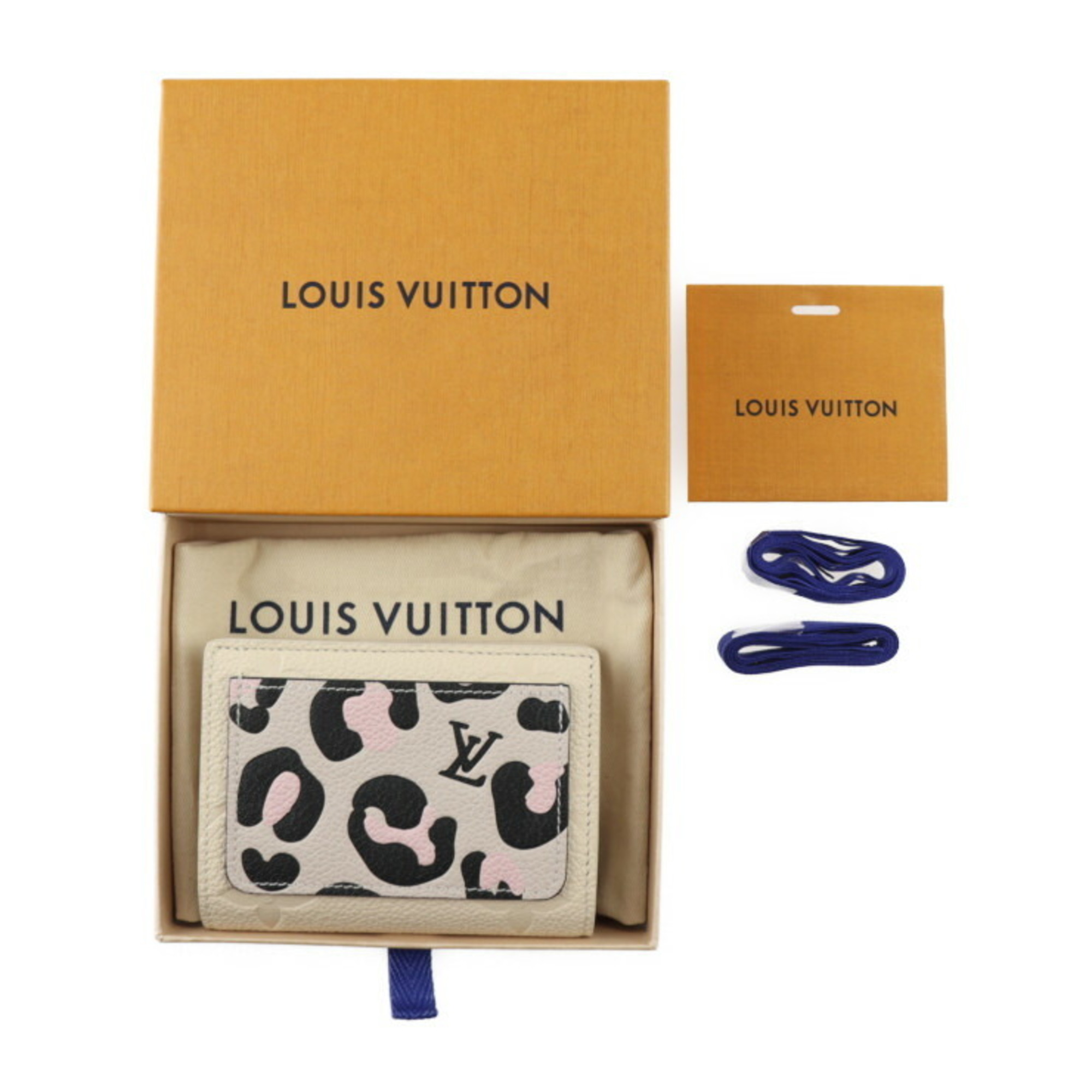 LOUIS VUITTON Portefeuille Wild at Heart Bifold Wallet M80754 Monogram Empreinte Crème Multicolor Vuitton