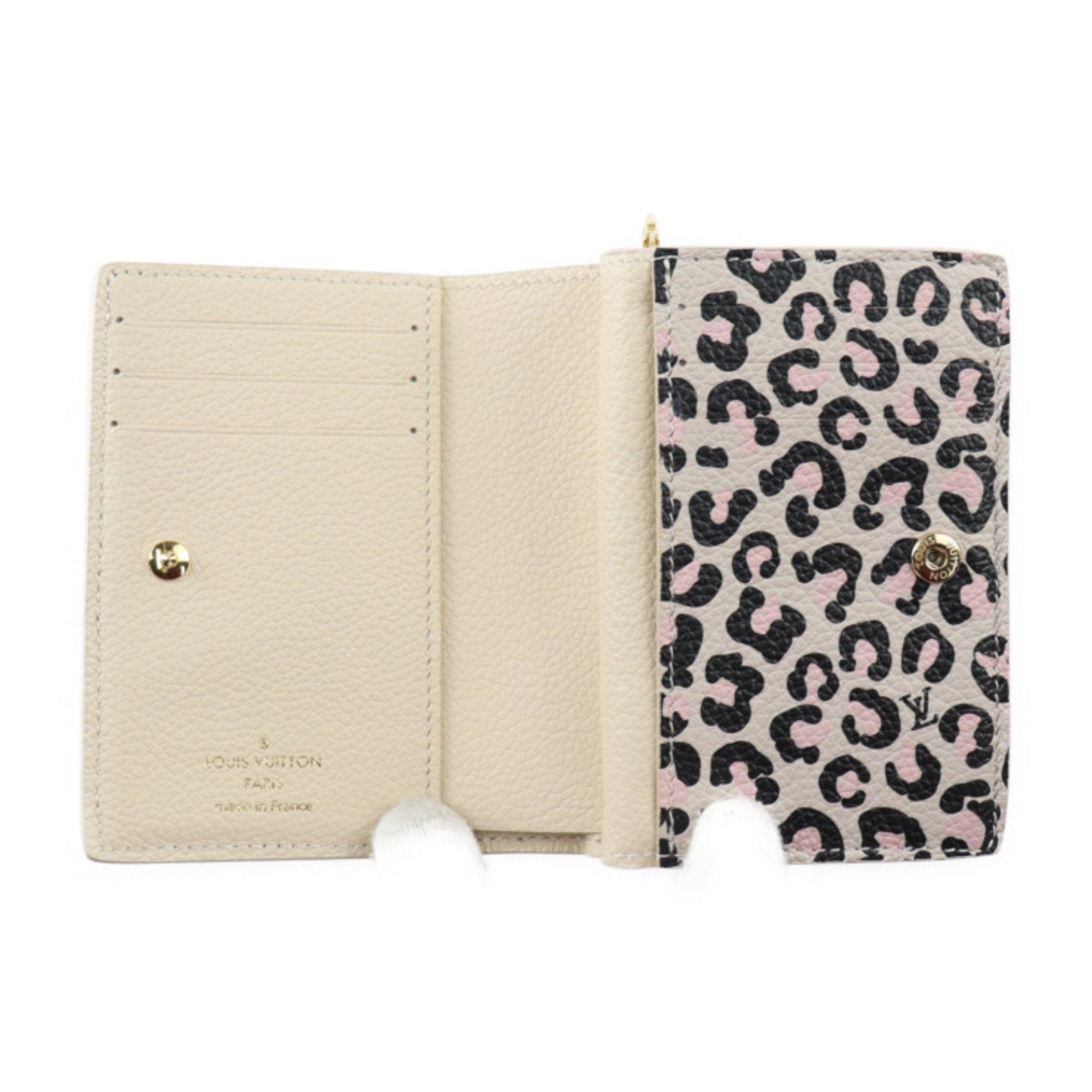 LOUIS VUITTON Portefeuille Wild at Heart Bifold Wallet M80754 Monogram Empreinte Crème Multicolor Vuitton