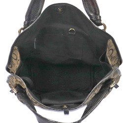 Celine C Macadam Bag Handbag Canvas Black Women's CELINE Carriage Pattern BRB00990000003249