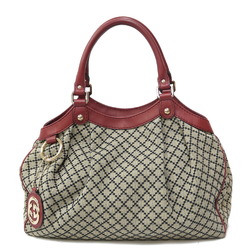 Gucci Diamante Shoulder Bag Canvas Beige Women's GUCCI Handbag BRB01000000002428