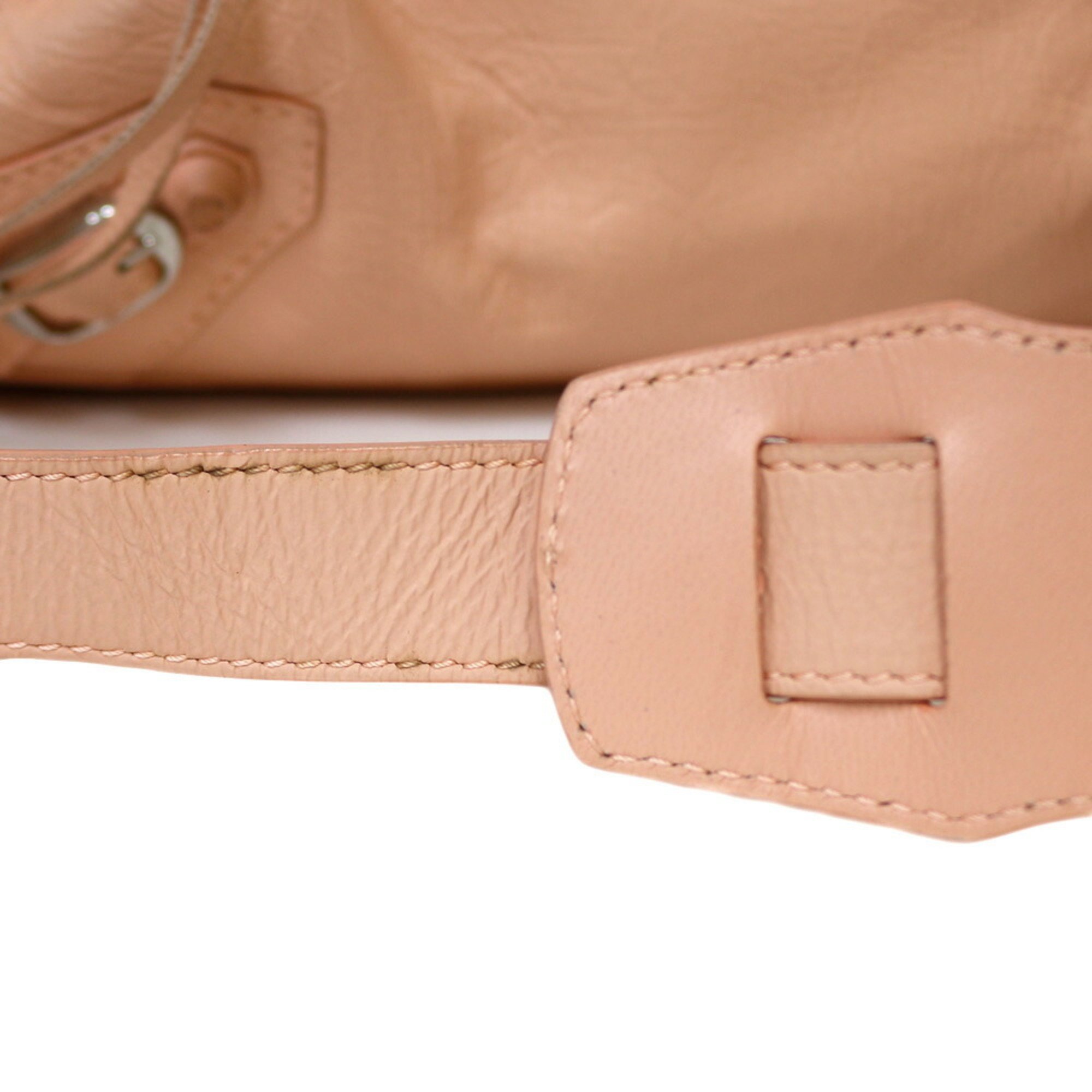 Balenciaga Shoulder Bag Leather Pink Women's BALENCIAGA BRB01000000000114