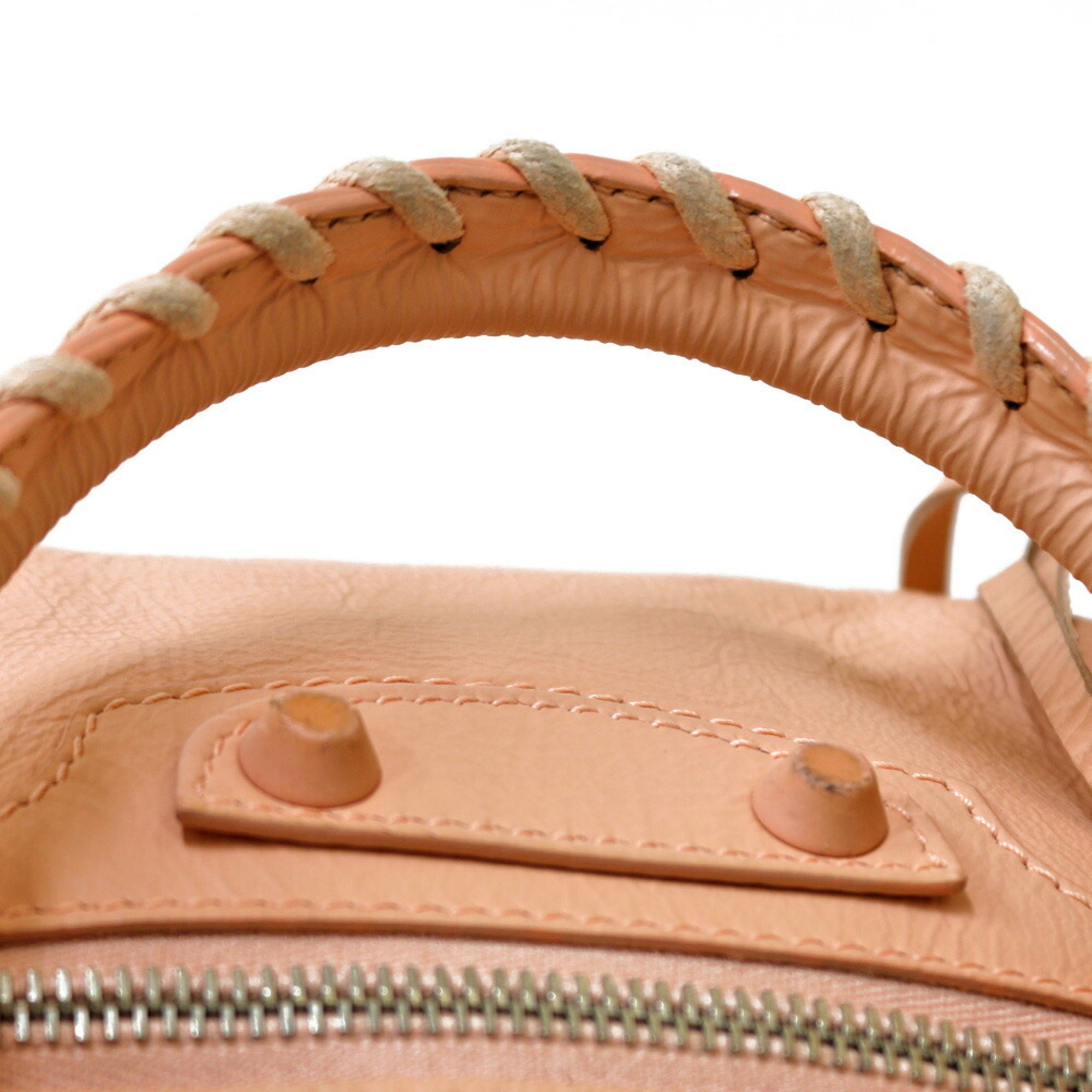 Balenciaga Shoulder Bag Leather Pink Women's BALENCIAGA BRB01000000000114