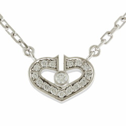 Cartier C Heart Necklace 18K Diamond Ladies CARTIER BRJ10000000119253