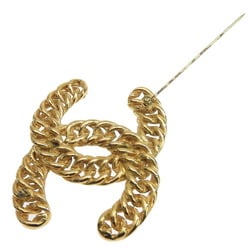 CHANEL COCO Mark Brooch Chain Gold Plated Approx. 43.3g Women's I211723062