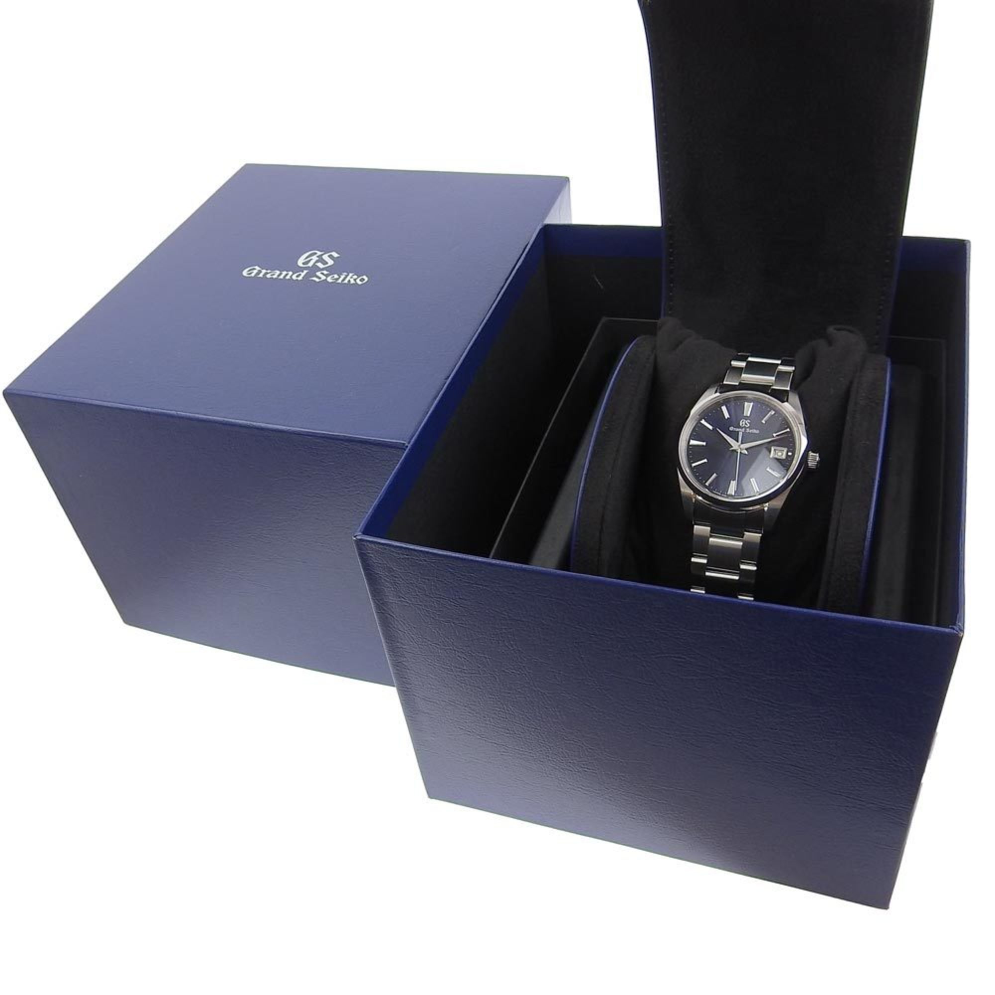 Seiko SEIKO Grand Watch 9F85-0AC0 SBGP013 Stainless Steel Quartz Analog Display Navy Dial Men's I220823044