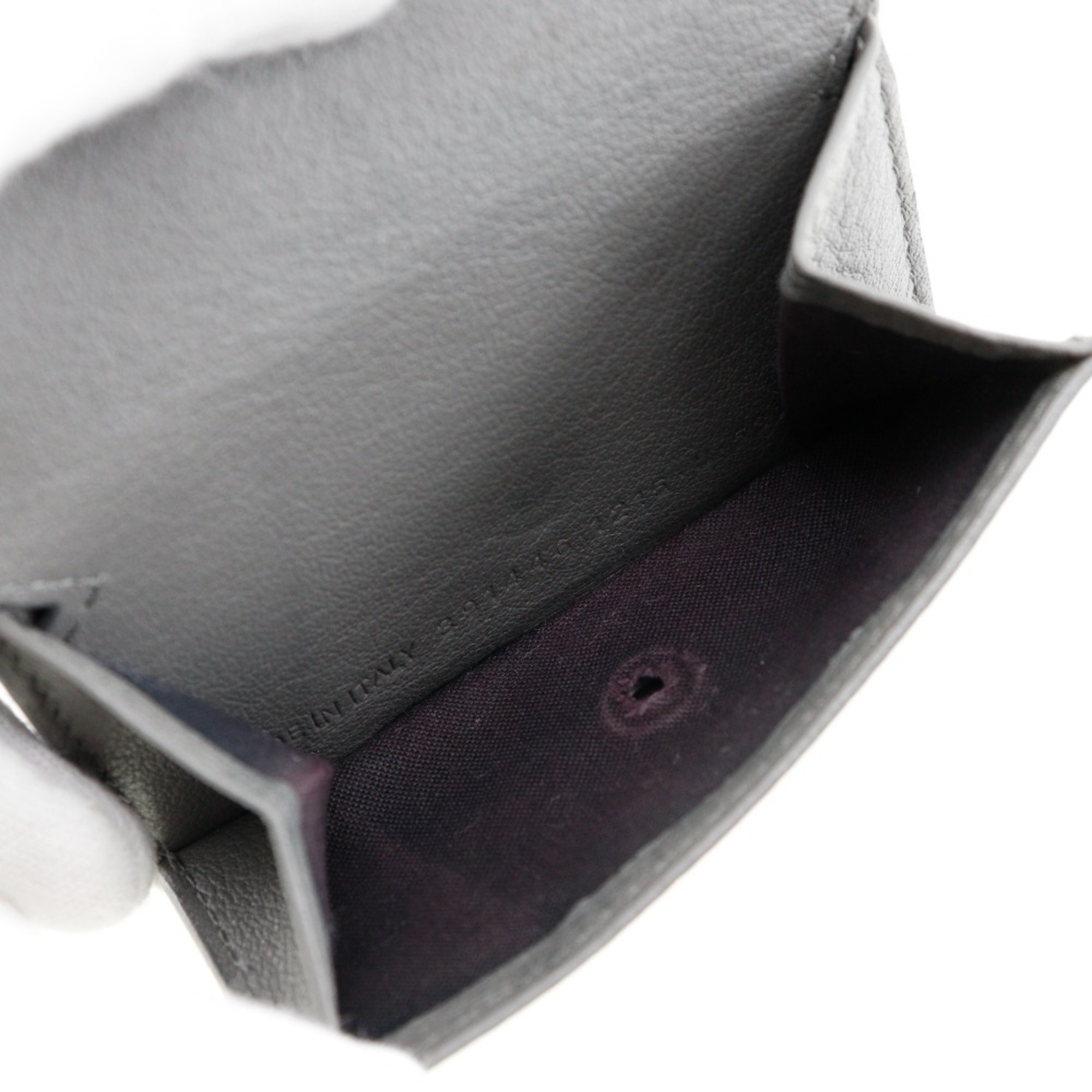 BALENCIAGA Paper Wallet Trifold Calf Snap Button Men's Women's I120824077
