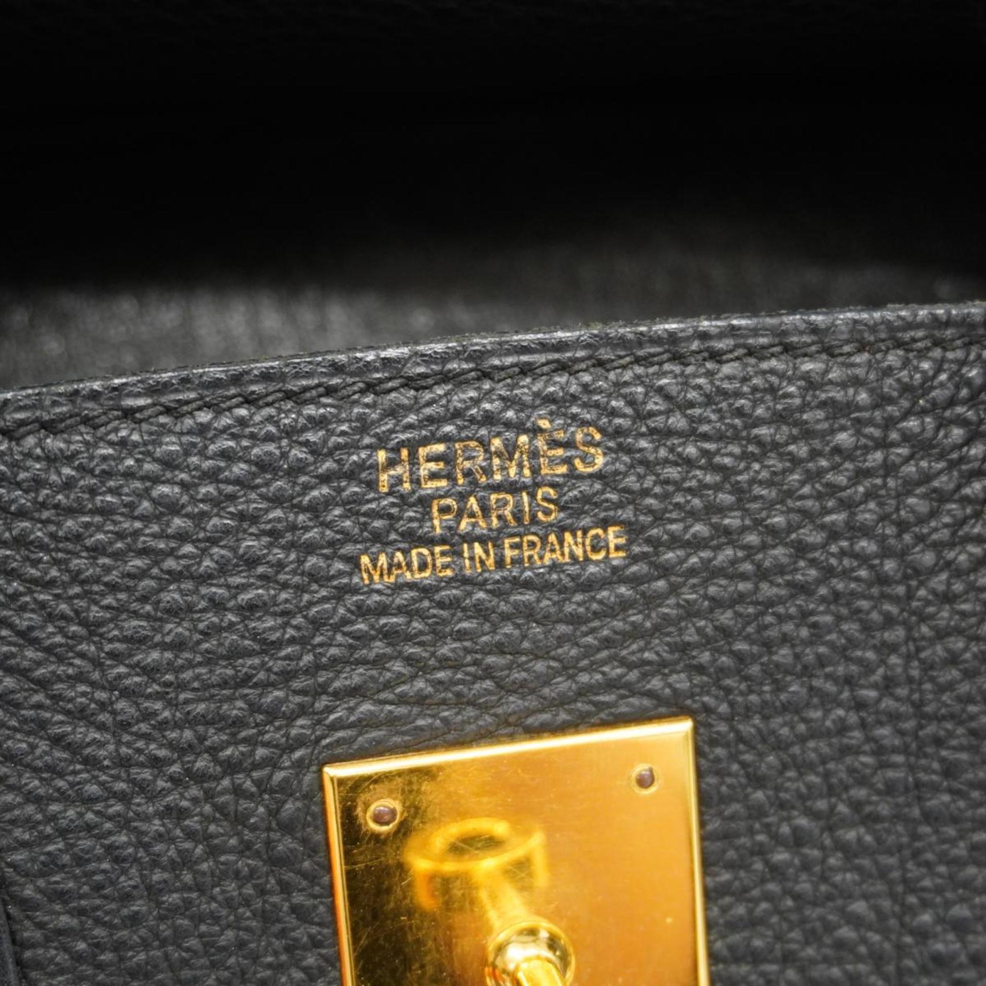 Hermes handbag Birkin 35 □H stamp Togo black ladies
