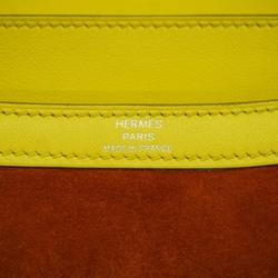 Hermes Shoulder Bag Constance 23 □R Engraved Swift Dobris Brown Soufflé Ladies