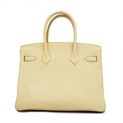 Hermes Handbag Birkin 30 A Stamp Taurillon Clemence Beton Ladies