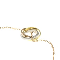 Cartier Trinity De Cartier Pink Gold (18K),White Gold (18K),Yellow Gold (18K) No Stone Men,Women Fashion Pendant Necklace (Gold)