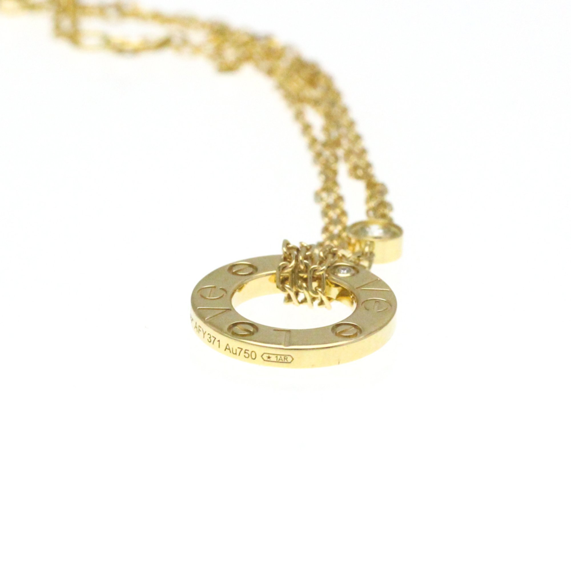 Cartier Love Circle Bracelet B6038300 Yellow Gold (18K) Diamond Charm Bracelet Carat/0.03 Gold