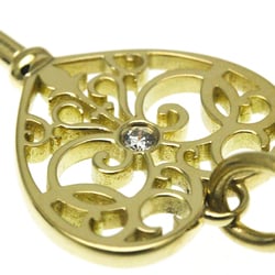 Tiffany Enchantment Heart Necklace Yellow Gold (18K) Diamond Men,Women Fashion Pendant Necklace (Gold)