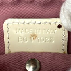 Christian Dior Trotter Shoulder Bag Number 1 Pink White Canvas Women's USED ITLB8GO054