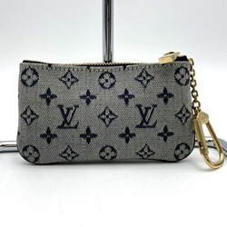 LOUIS VUITTON Louis Vuitton Pochette Cle Monogram M92237 Wallet/Coin Case Wallet Gray Canvas Women's Men USED IT0YA0KL6XDO