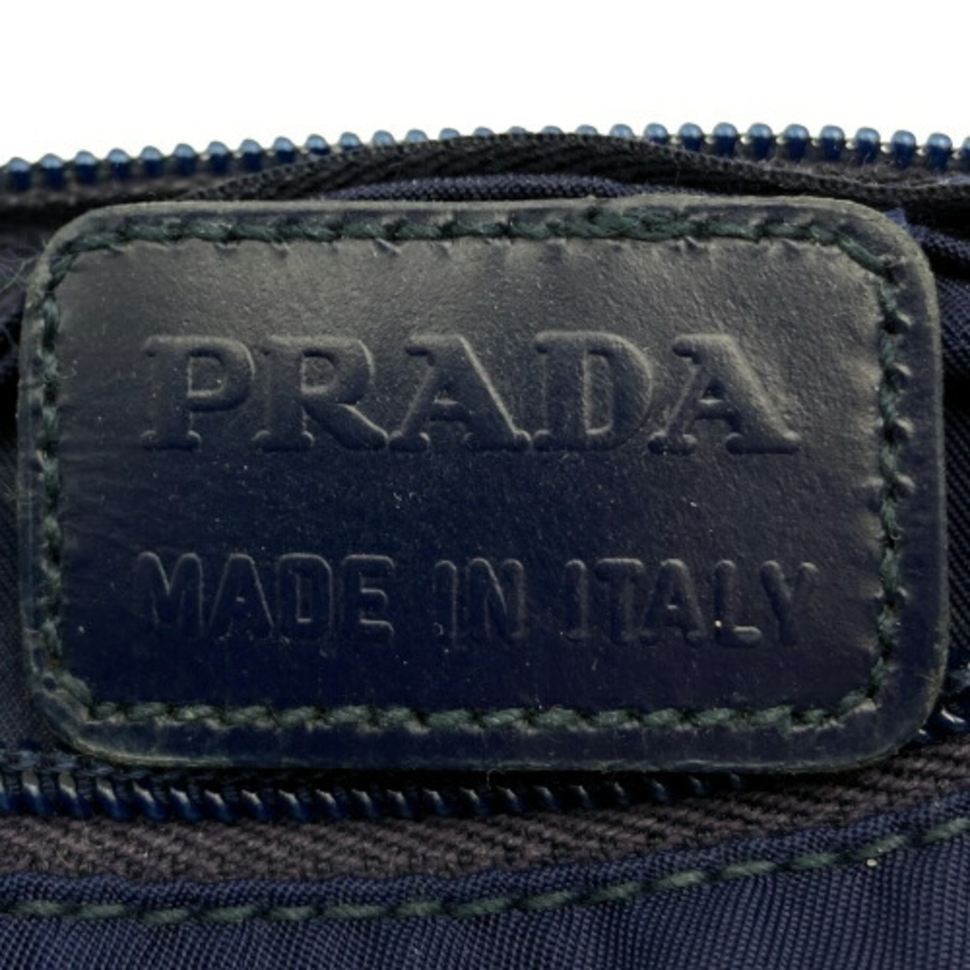 PRADA Prada Pouch Nylon Triangle Navy Ladies Men's Fashion Accessories USED IT9MYKITPKGO
